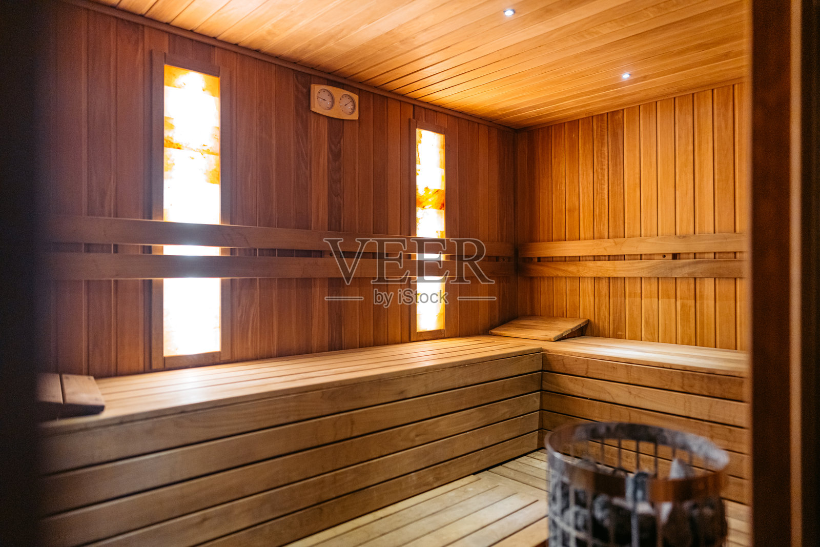 空荡荡的桑拿房照片摄影图片