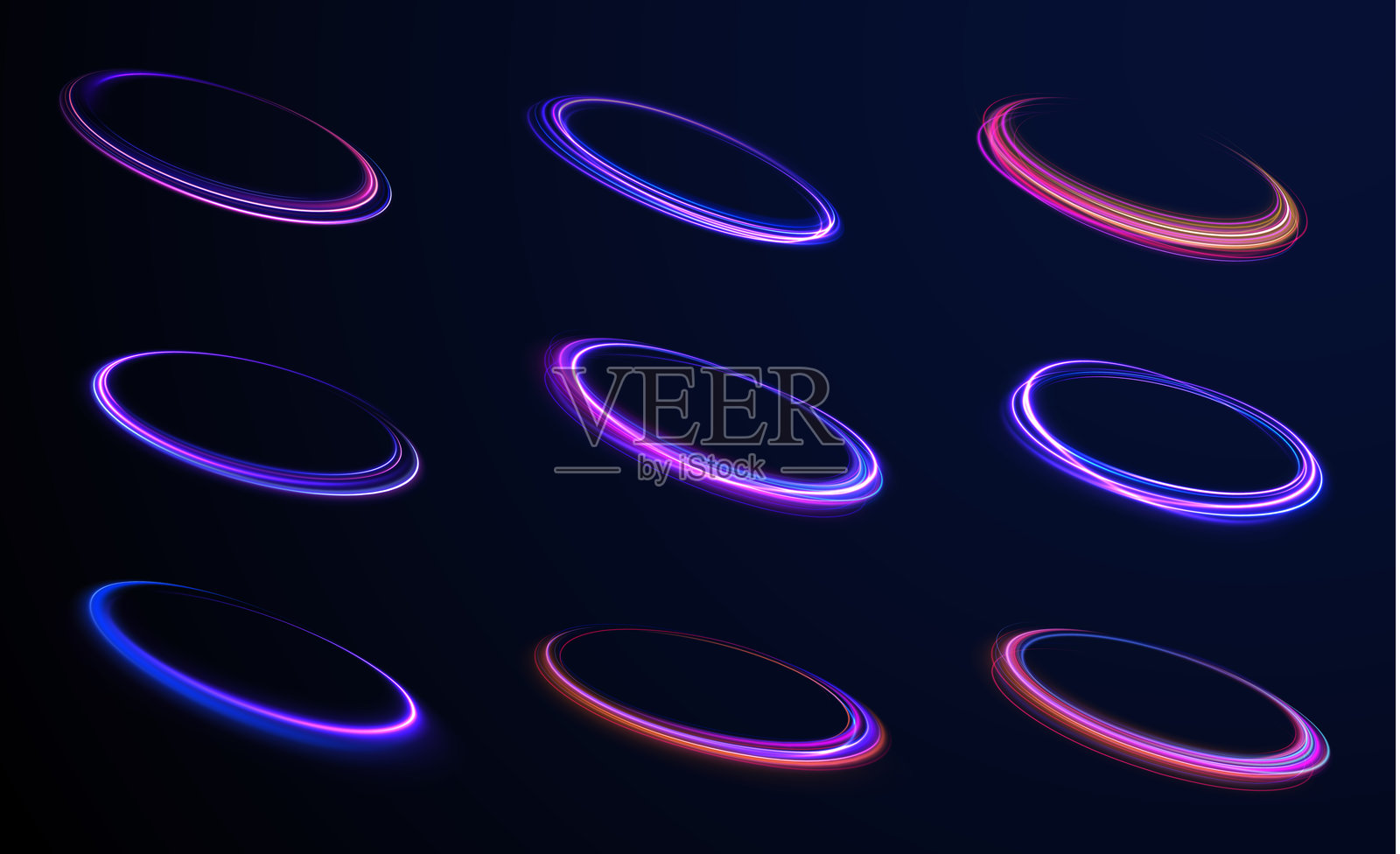 圆圈插画图片素材