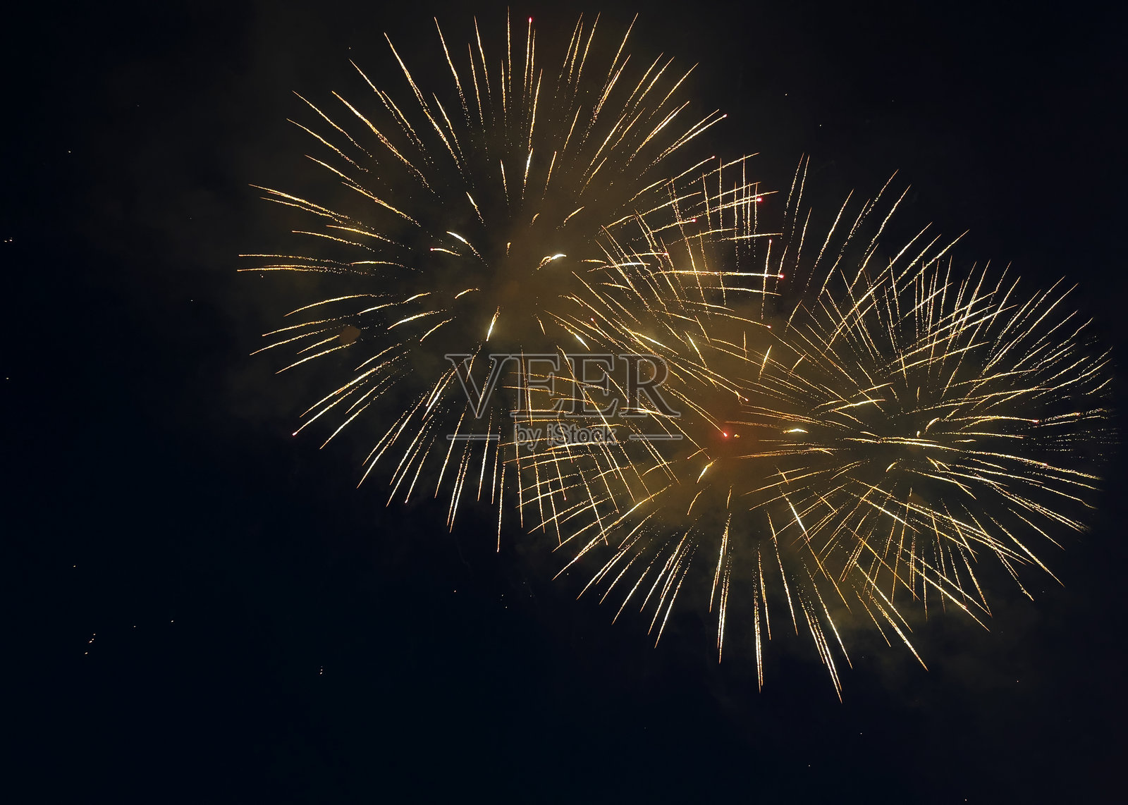 黄色烟花照片摄影图片