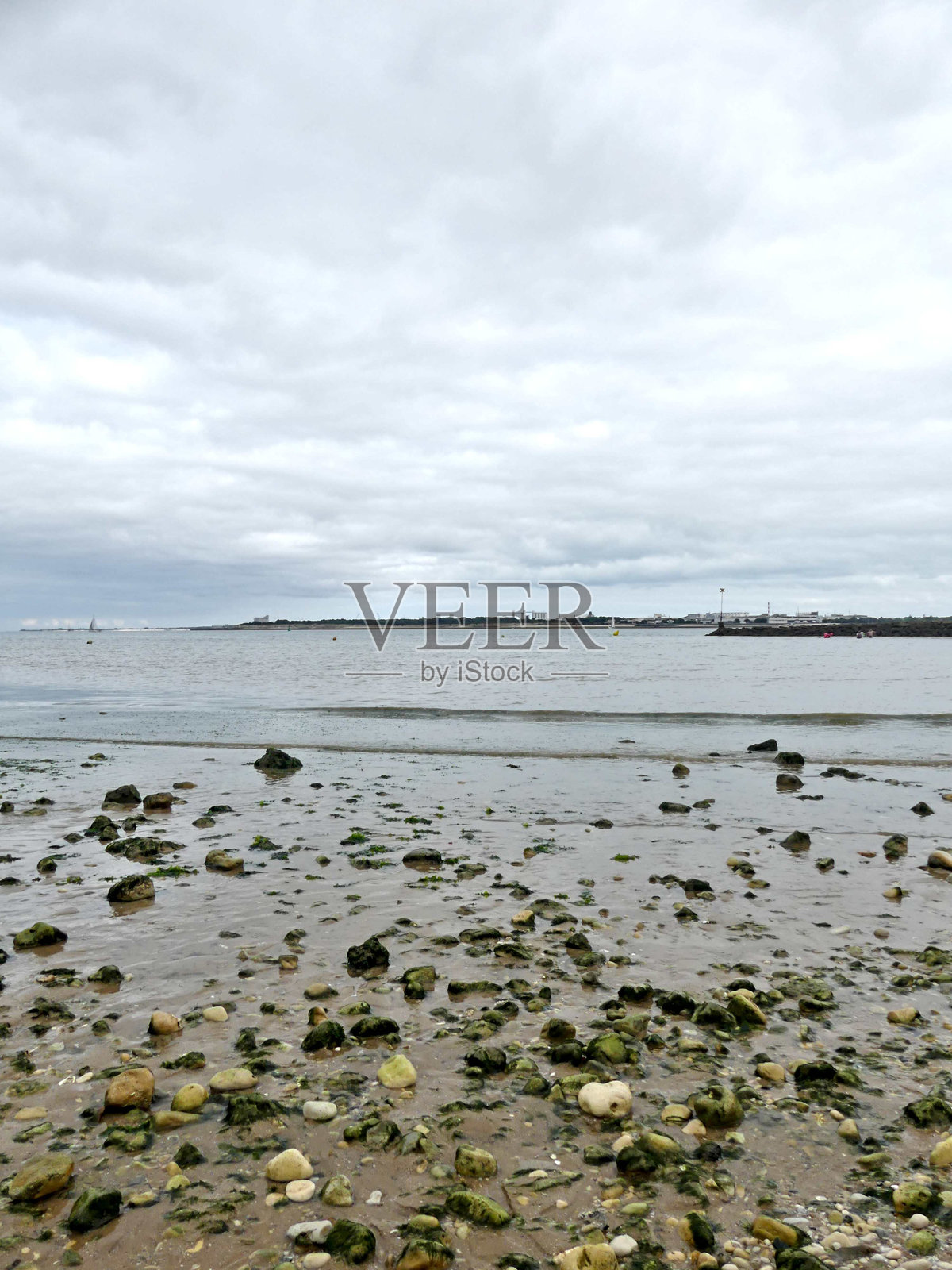 海滩的景色照片摄影图片