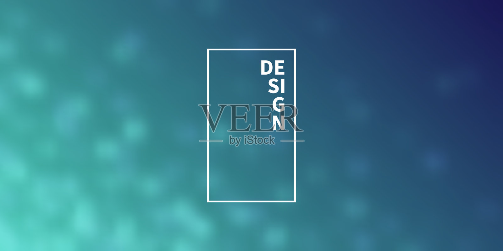 绿色抽象背景,带有模糊的光点插画图片素材