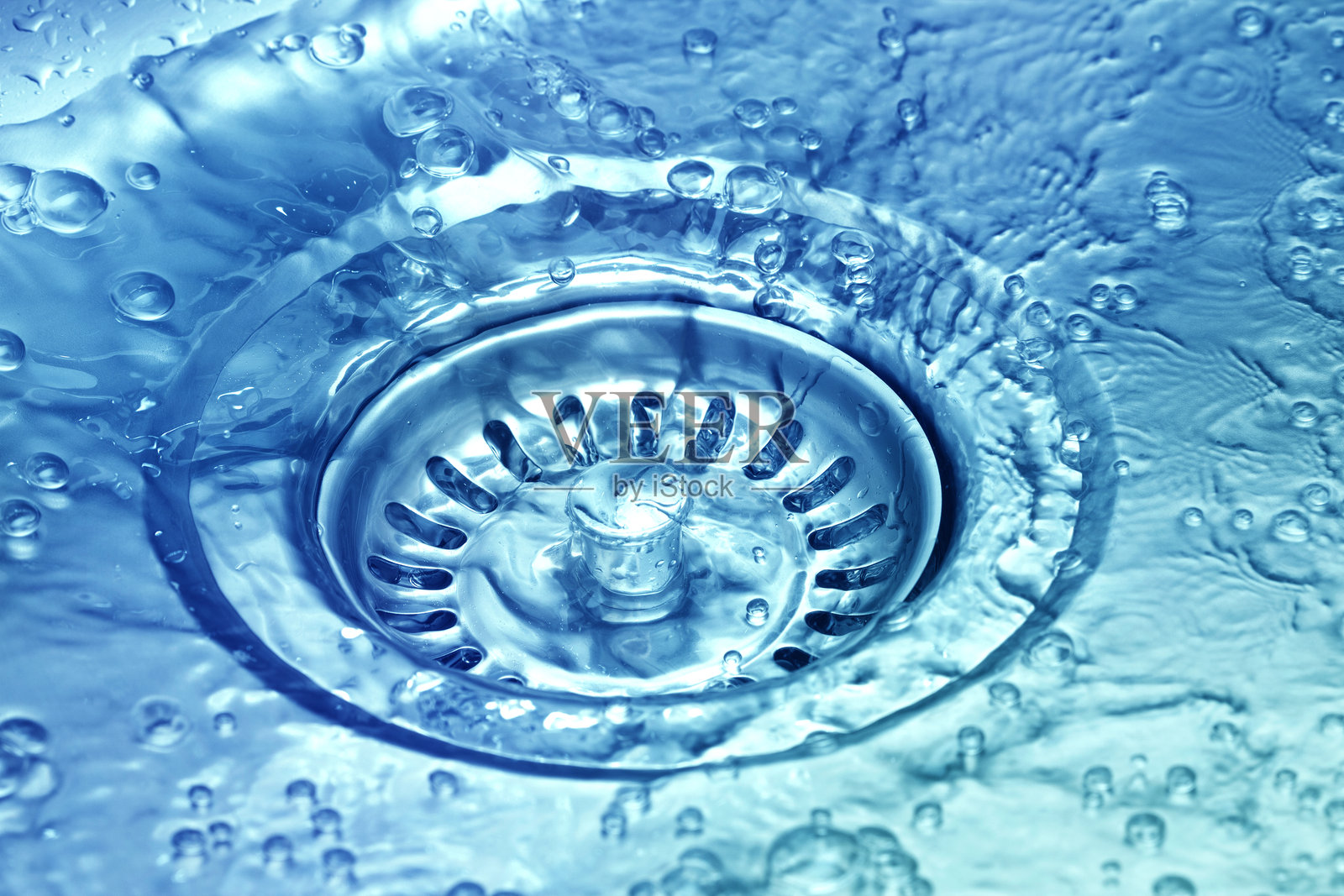 厨房水槽排水口照片摄影图片