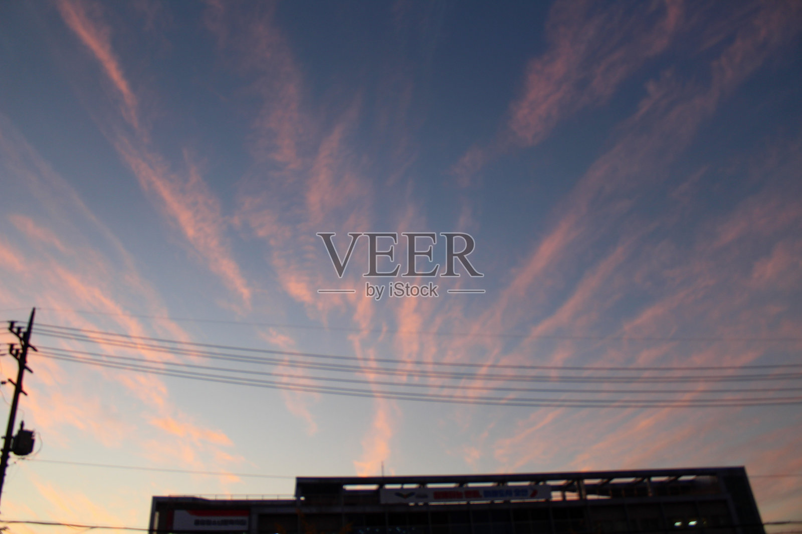 日落天空照片摄影图片