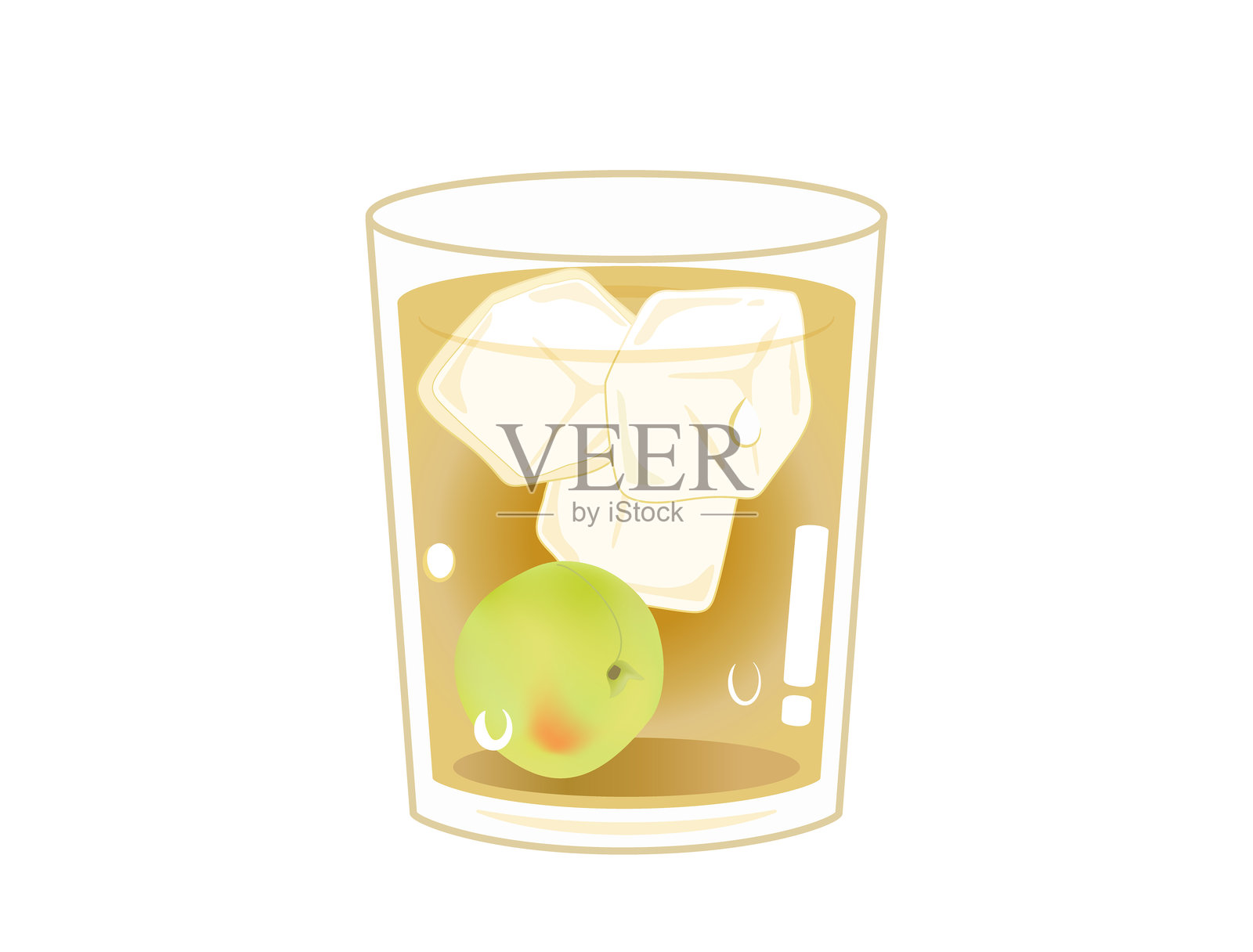 受日本梅酒启发的插图插画图片素材