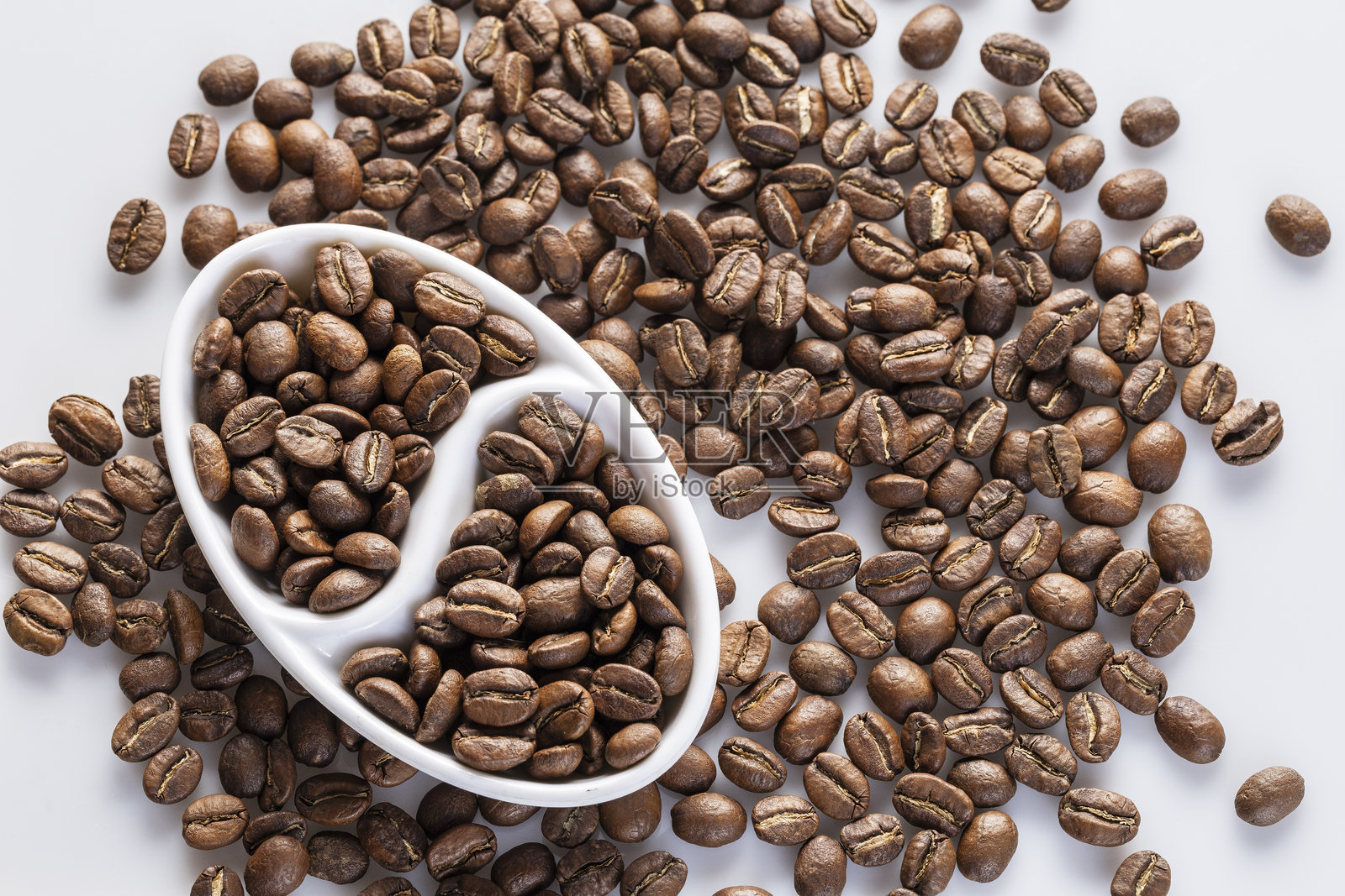 烘焙咖啡豆,哥伦比亚咖啡照片摄影图片