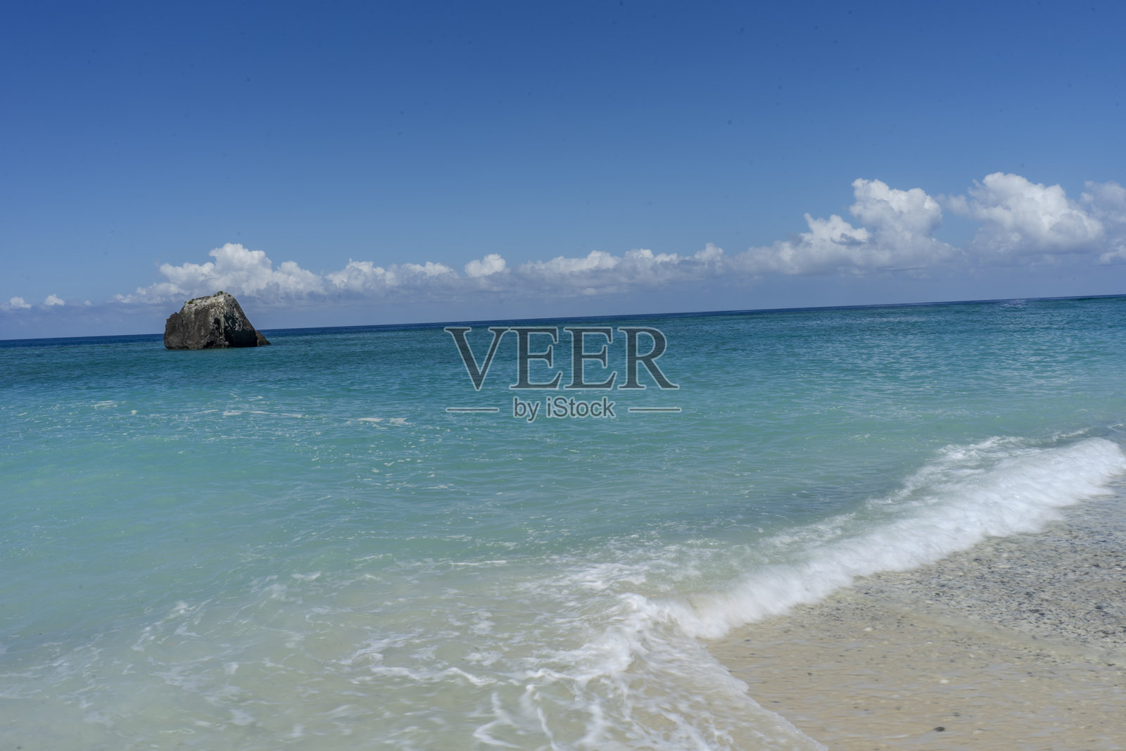 天草翡翠般的绿色海洋照片摄影图片