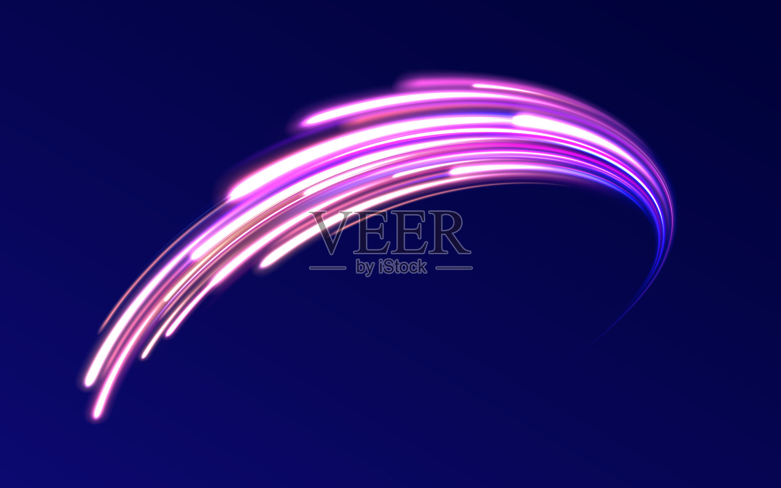 霓虹线插画图片素材