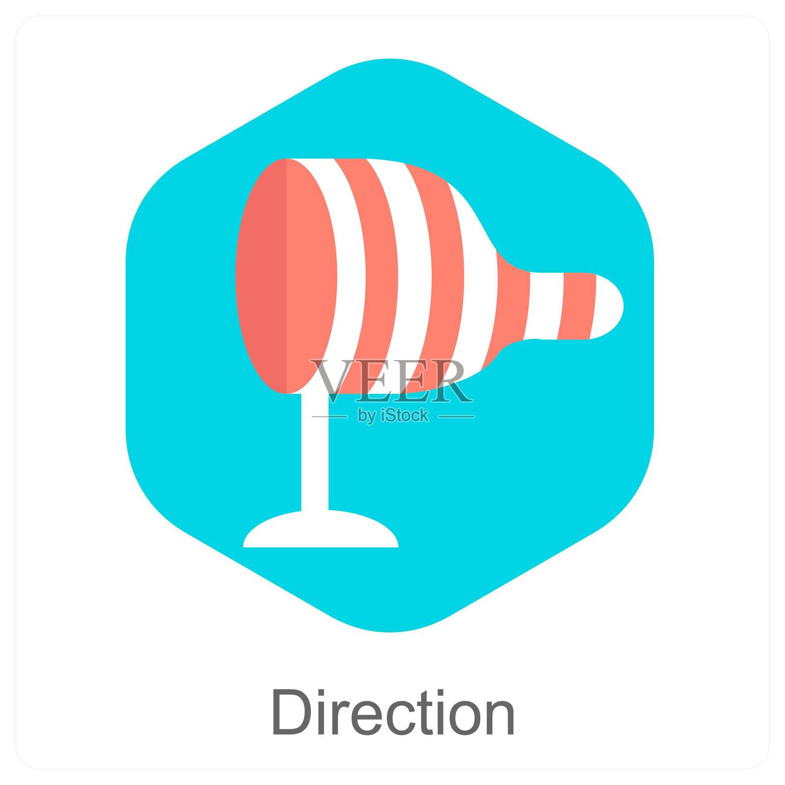 方向插画图片素材