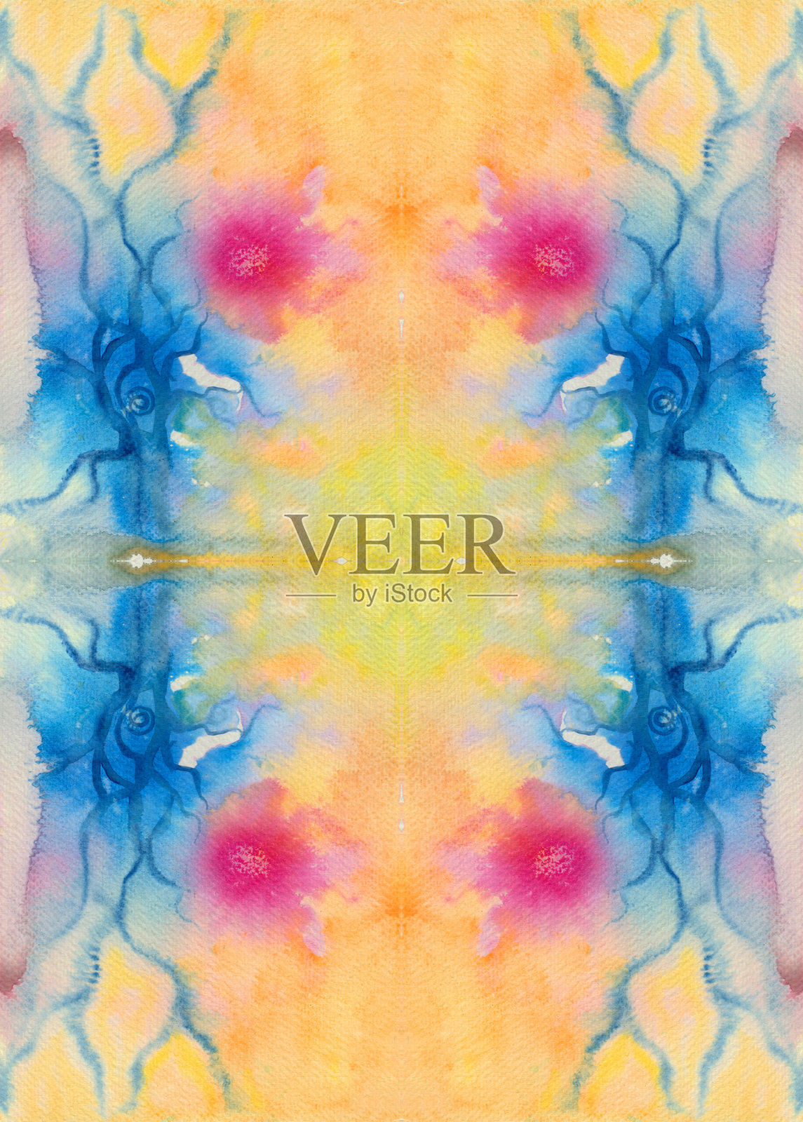 生动的吸墨纸挂毯插画图片素材