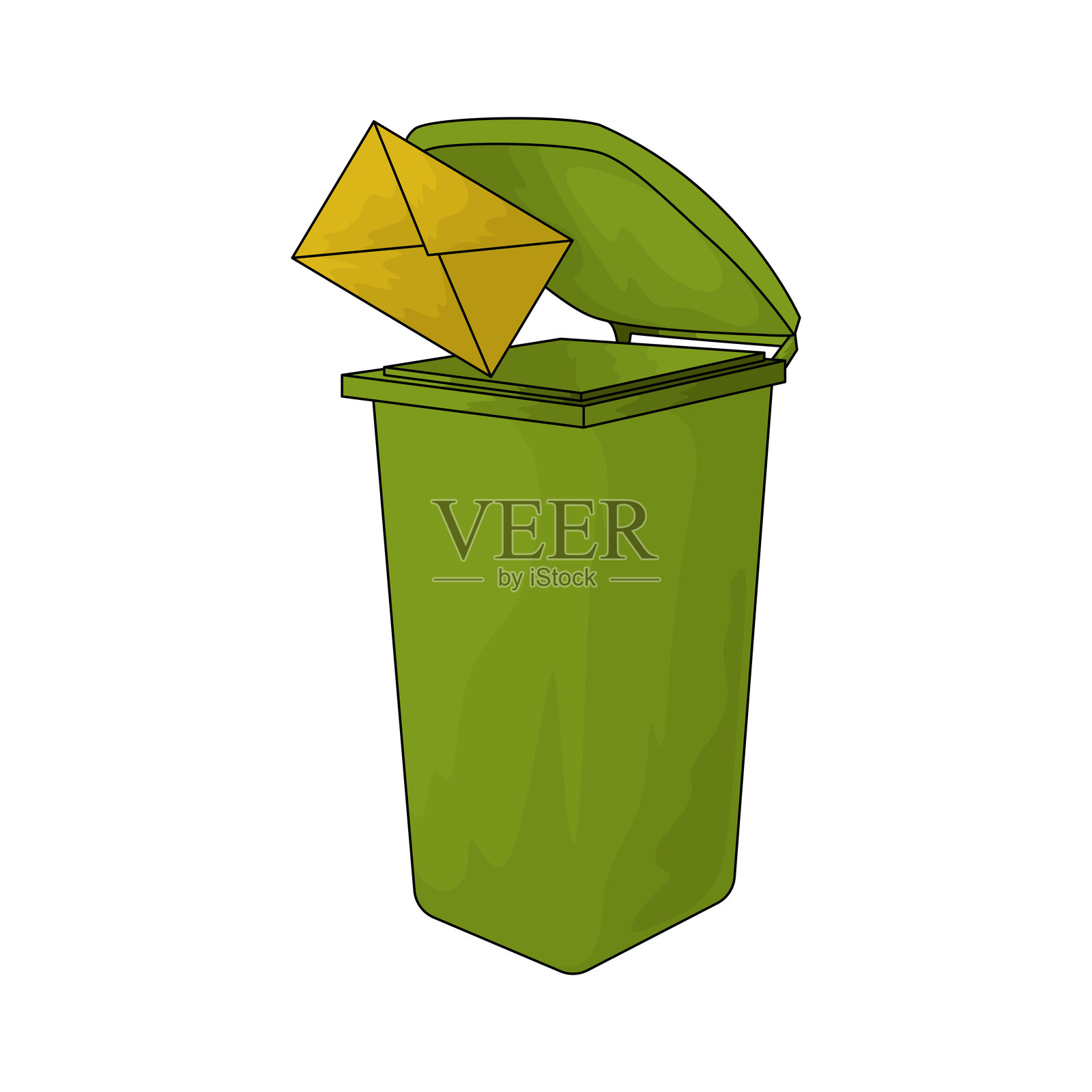 删除消息插画图片素材