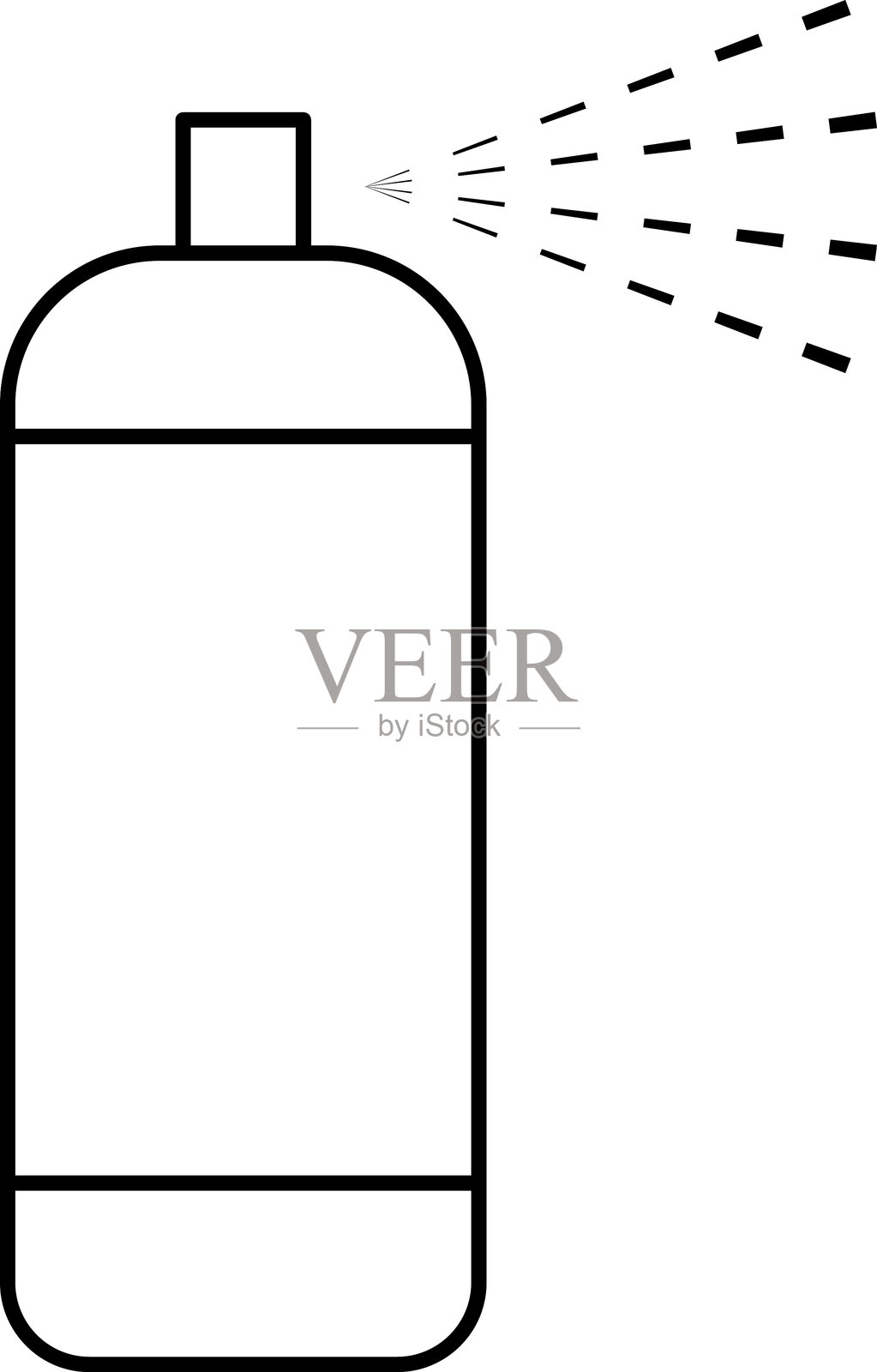 喷雾矢量图标插画图片素材