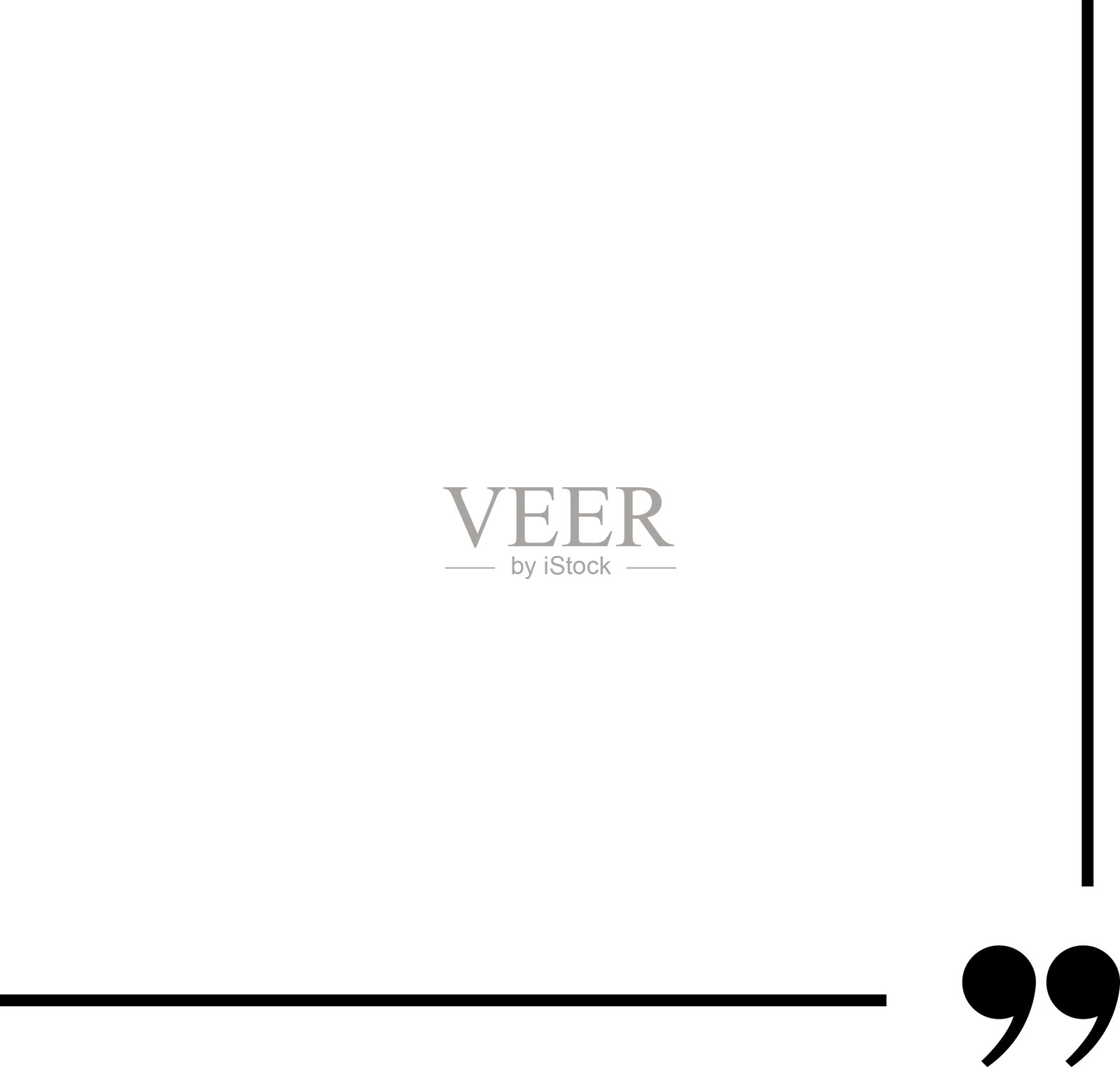 引用框架图标集。引用符号和标记引用。引用框。评论、文本框。带引号的对话气泡。用于引用的空文本消息框。博客文章模板。矢量插图。插画图片素材