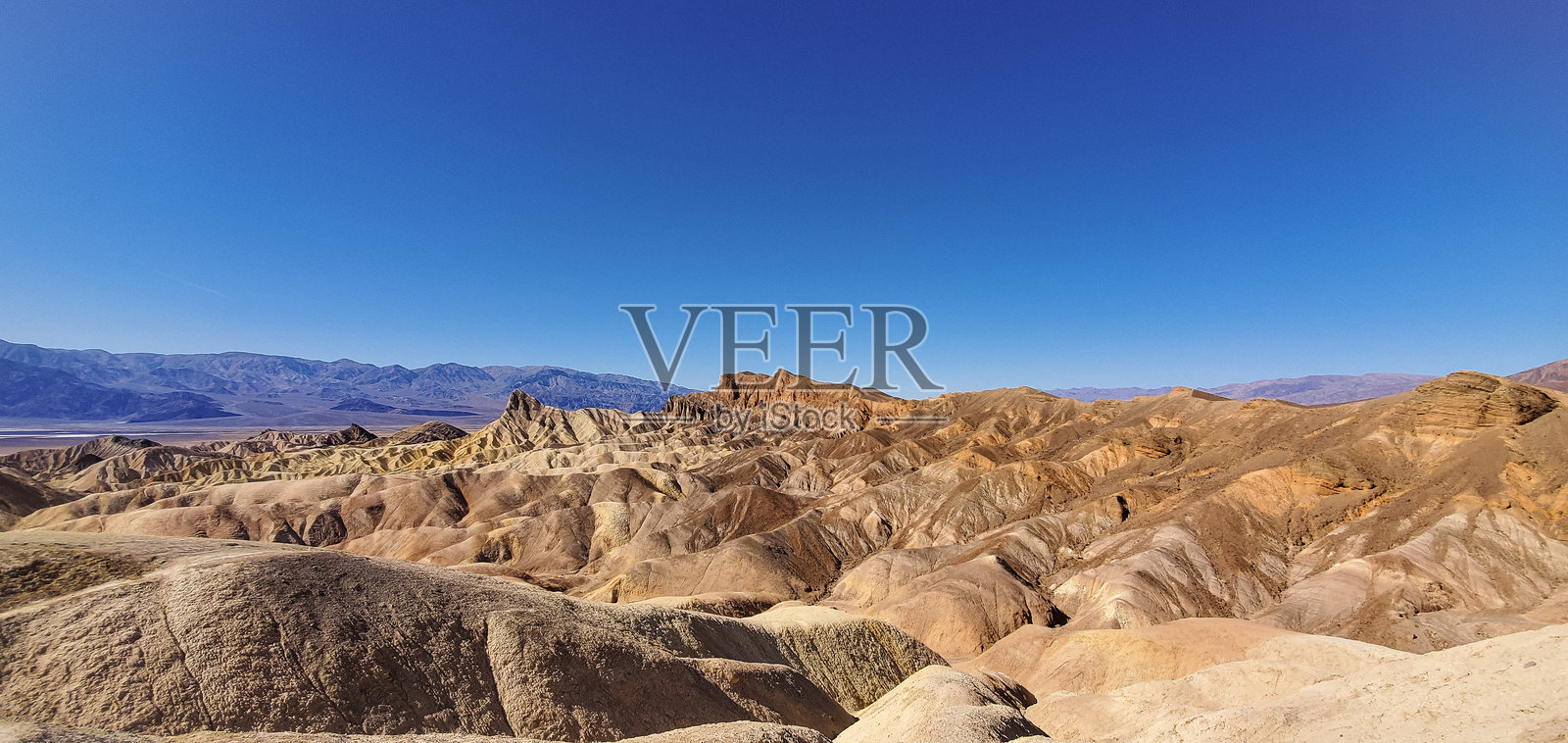 加州死亡谷国家公园的扎布里斯基观景点照片摄影图片