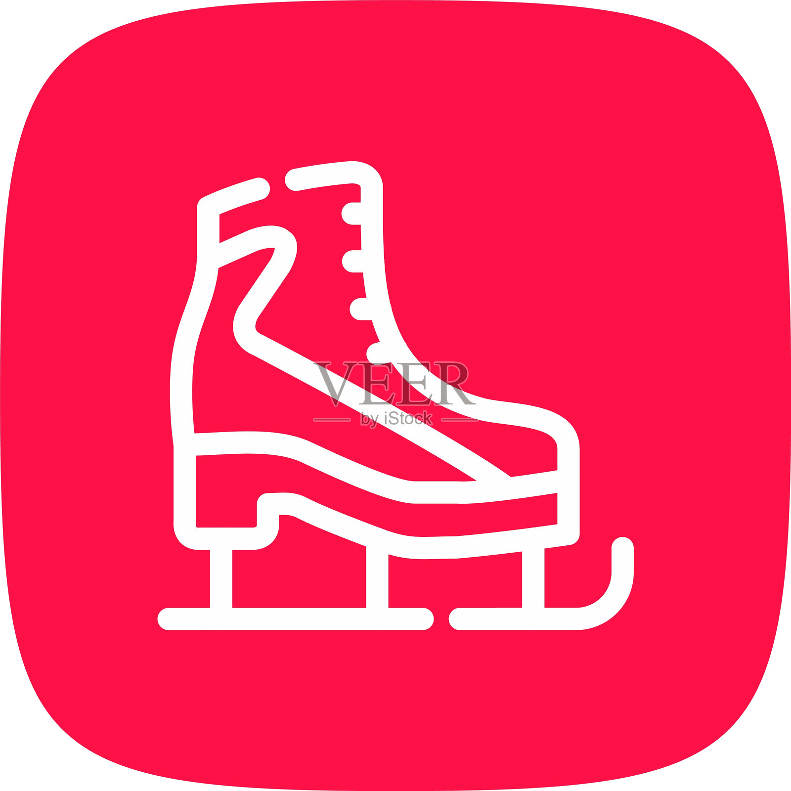 冰鞋图标插画图片素材