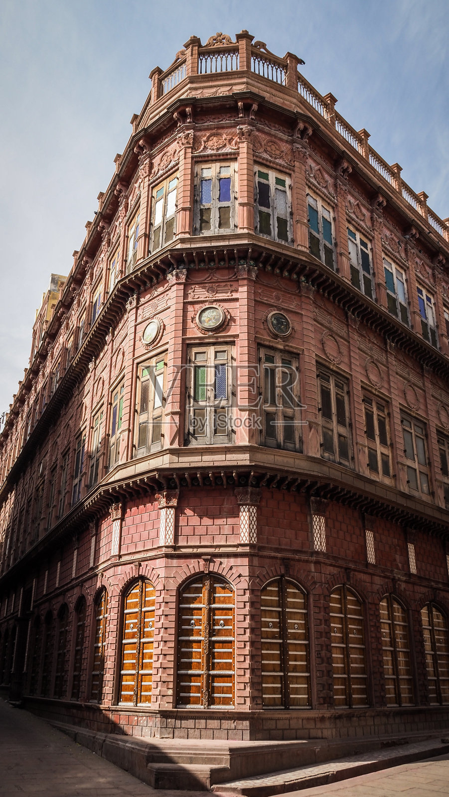 印度拉贾斯坦邦比卡内尔的建筑风格照片摄影图片