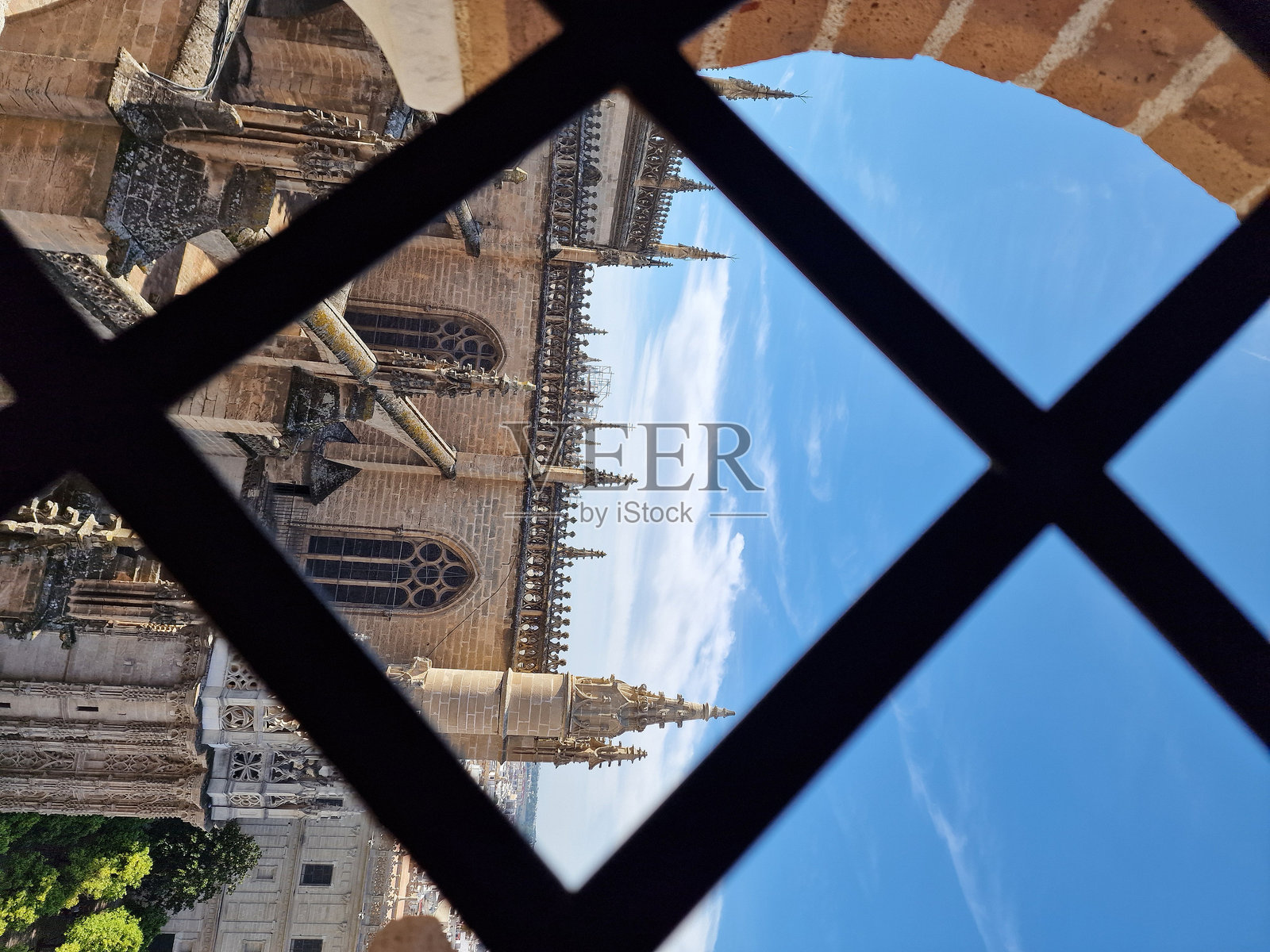 西班牙的大教堂照片摄影图片