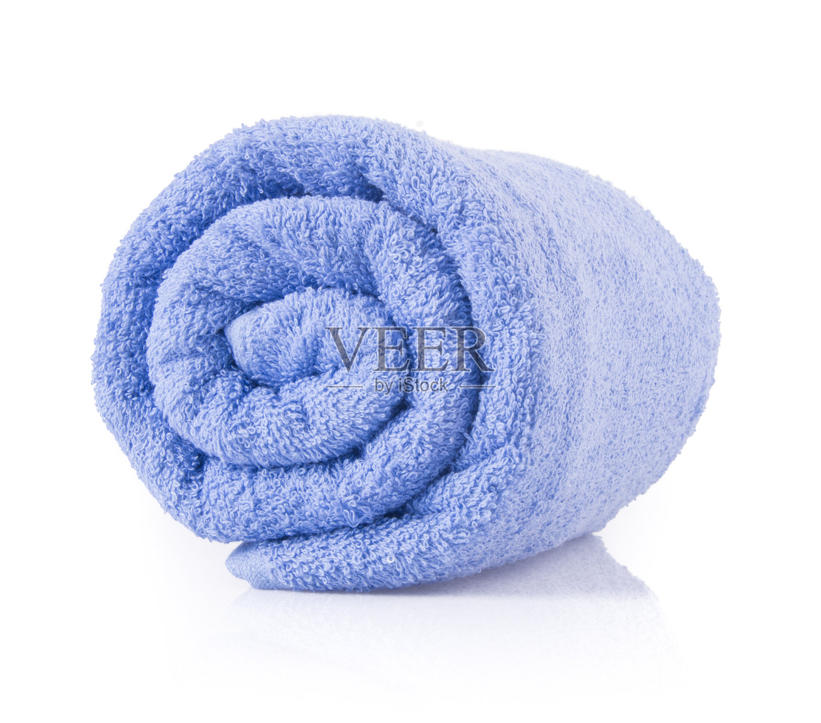 白色背景下的毛巾特写照片摄影图片