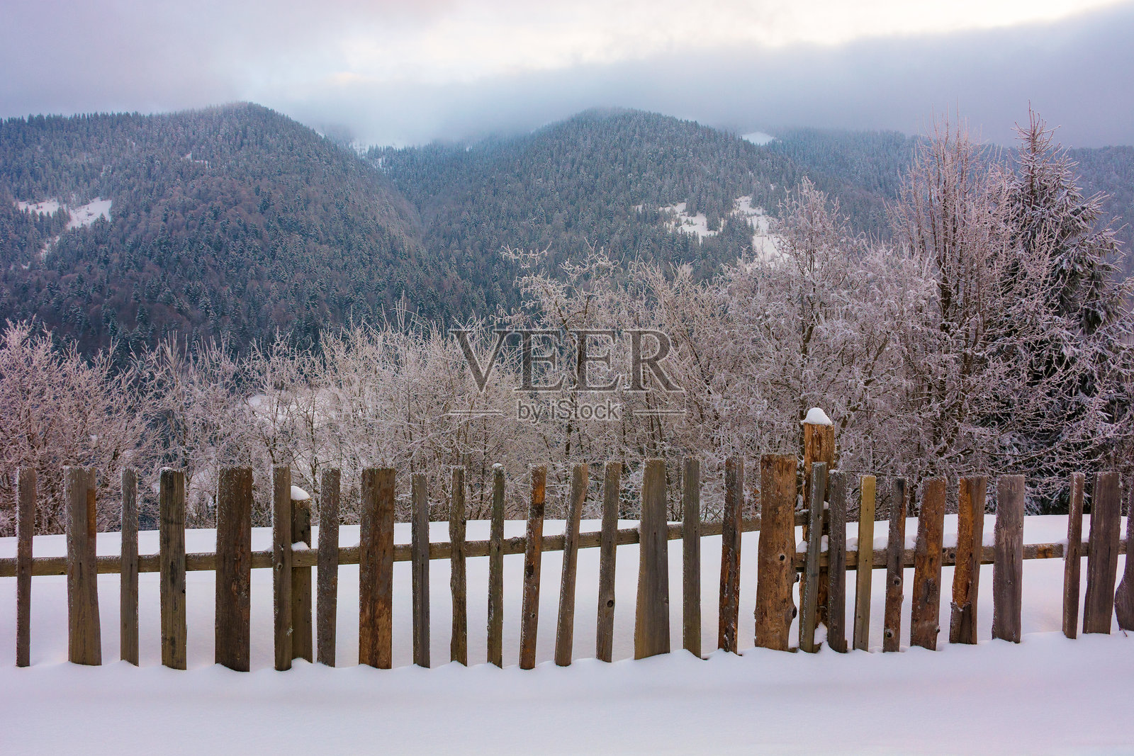 冬季乡村风景照片摄影图片