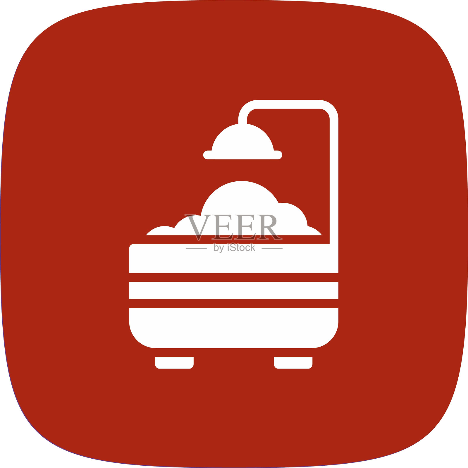 浴缸图标插画图片素材