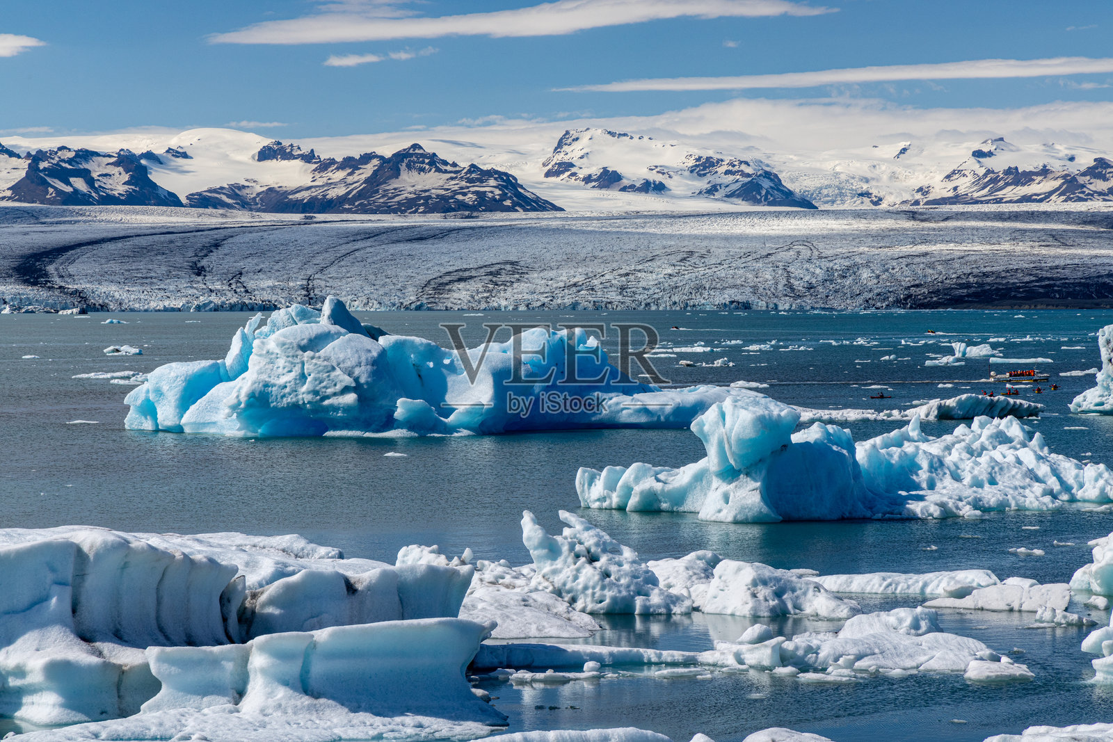 冰川湖泊约库萨龙照片摄影图片
