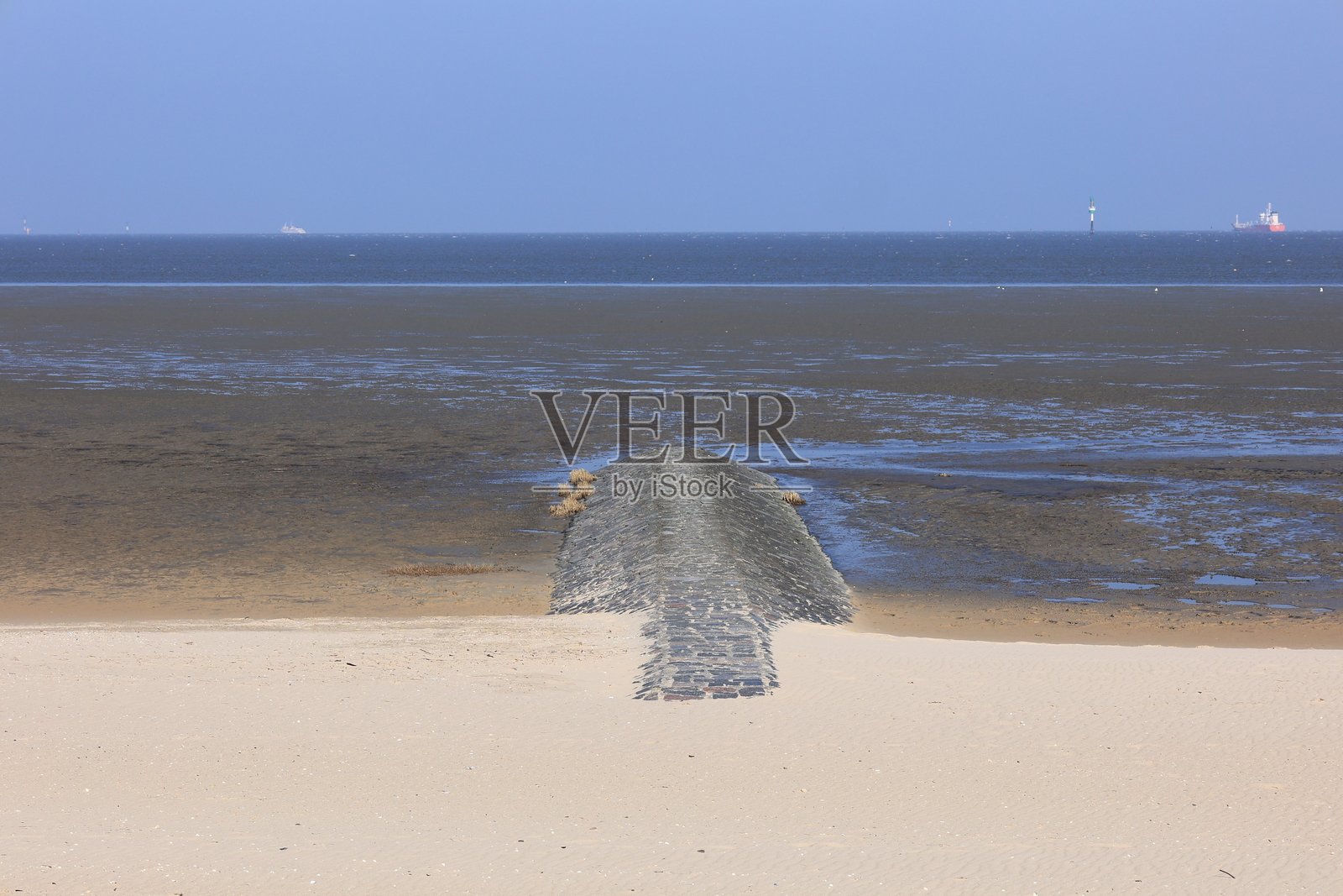 库克斯哈芬的阳光明媚春日照片摄影图片