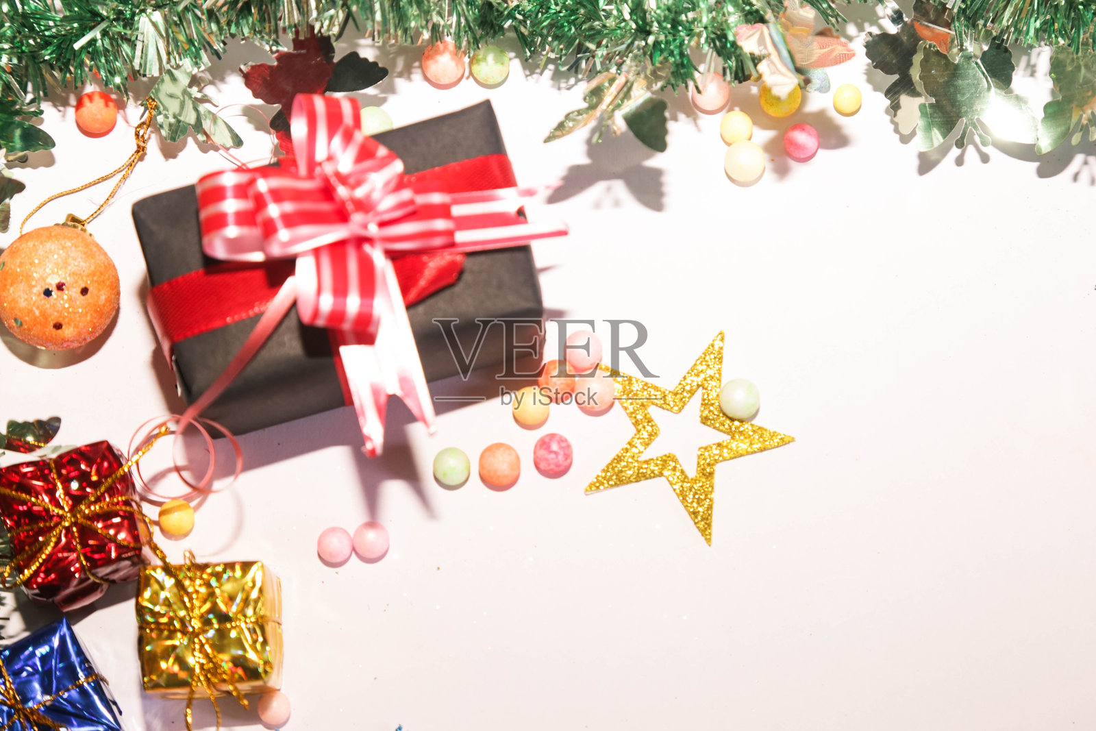 圣诞节问候装饰背景照片摄影图片