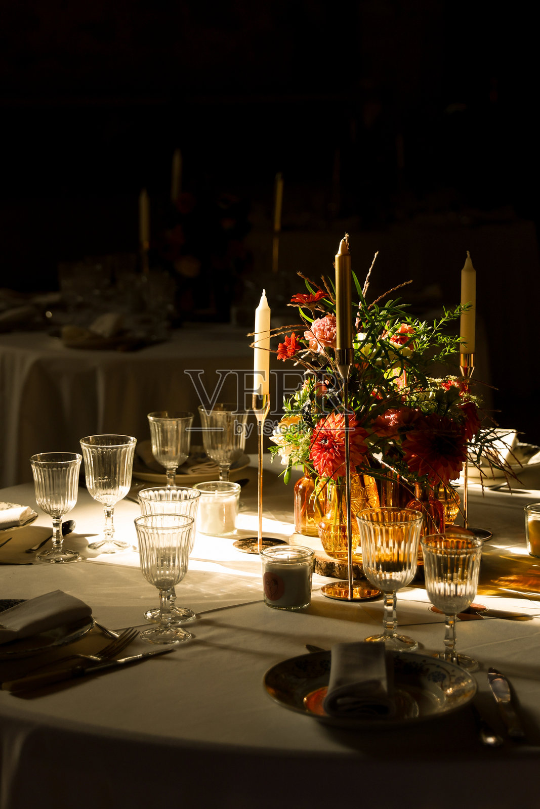 婚礼桌照片摄影图片