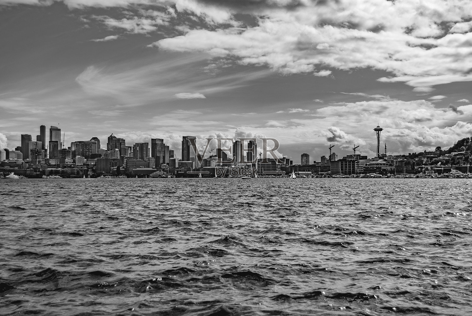 西雅图海滨照片摄影图片