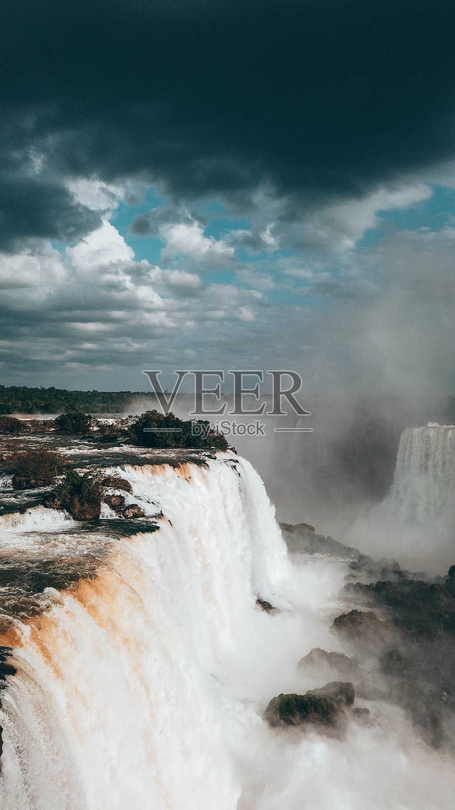 巴西伊瓜苏瀑布照片摄影图片