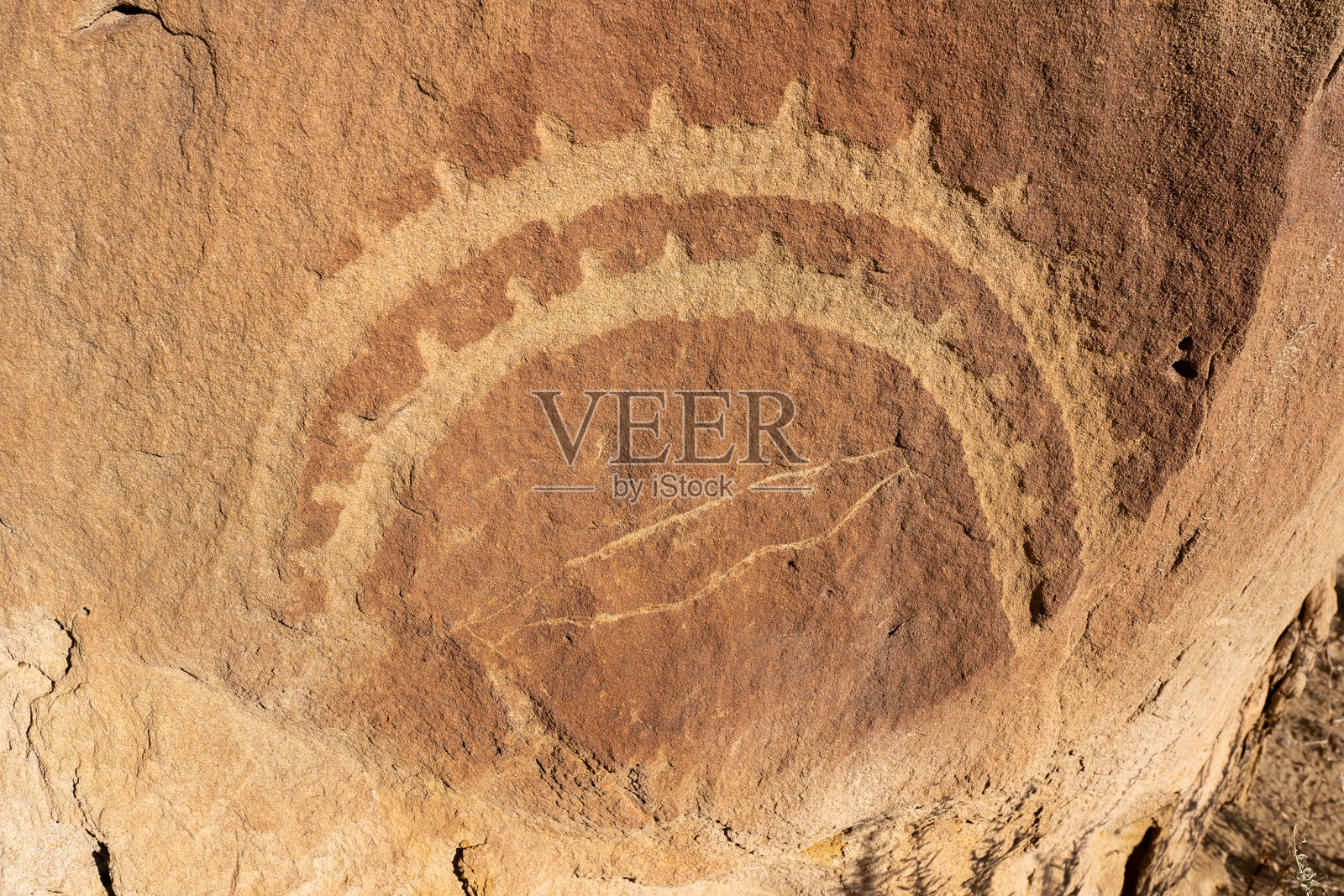 克劳峡谷岩刻照片摄影图片