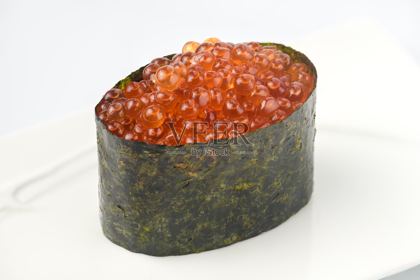 鲑鱼子寿司照片摄影图片