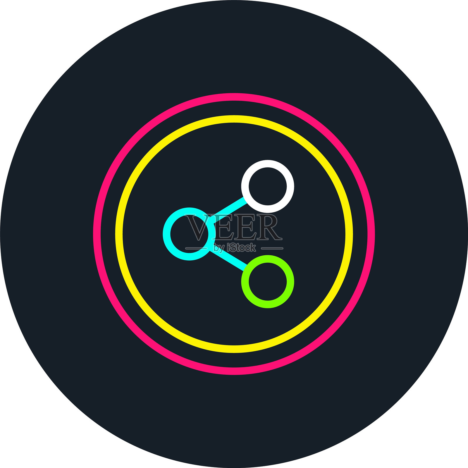 分享线条多色图标插画图片素材