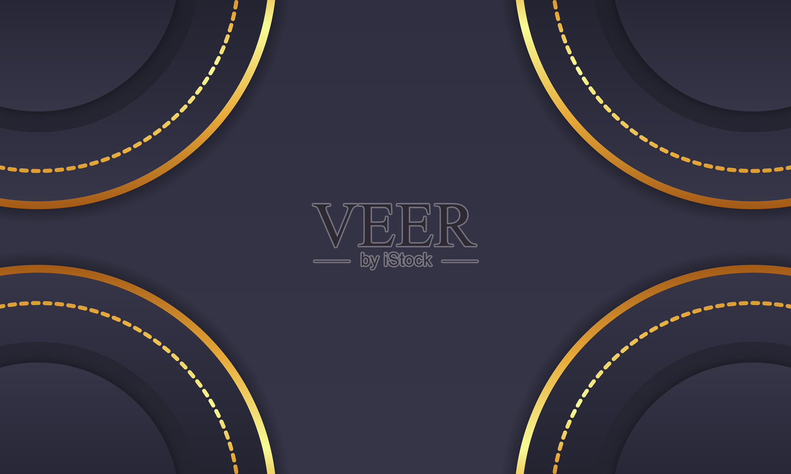 抽象黑色和金色线条奢华背景。现代背景概念矢量模板。插画图片素材