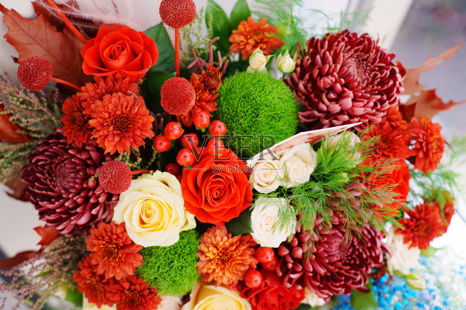 一束秋季花卉照片摄影图片