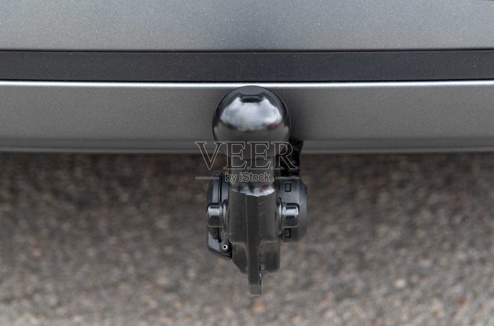 乘用车上的拖车挂钩照片摄影图片