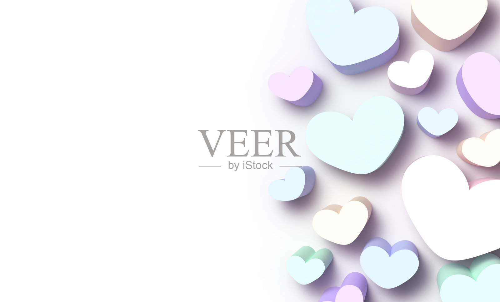 情人节心形背景边缘照片摄影图片