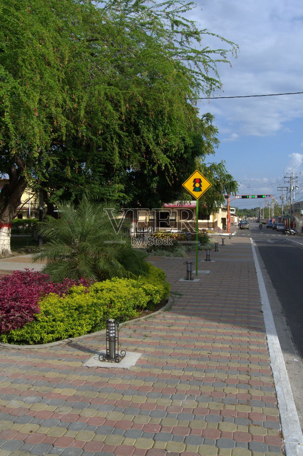 巴里纳斯州的交通路线。照片摄影图片