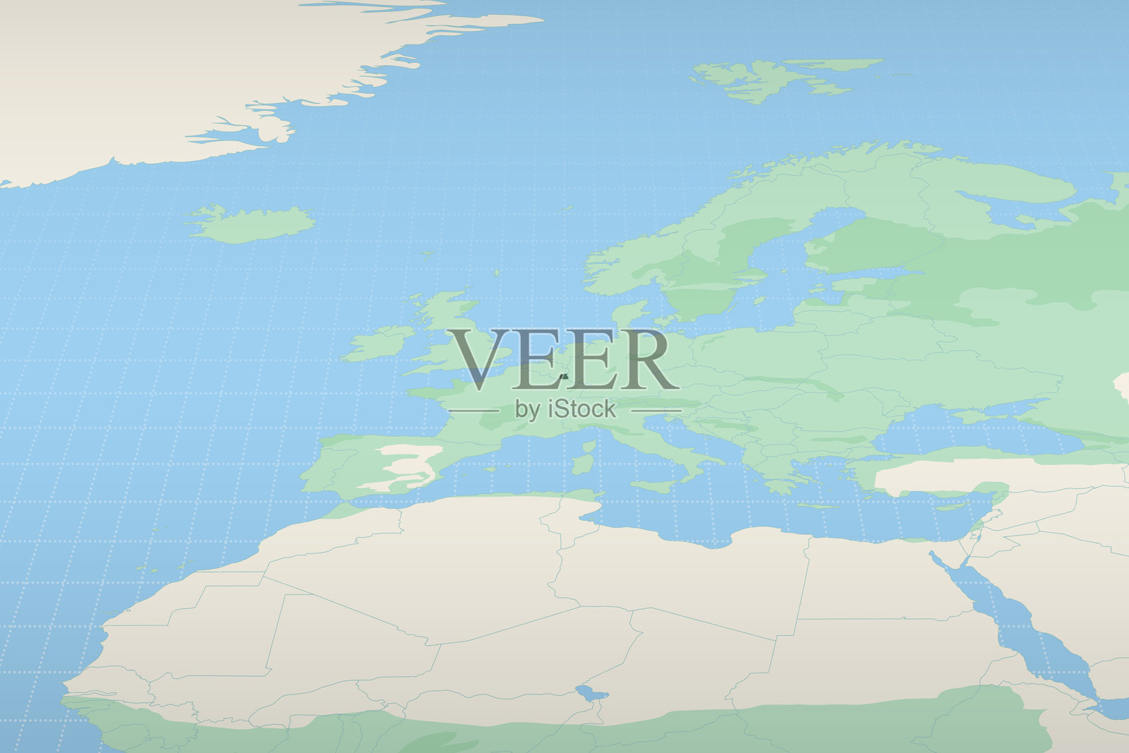 卢森堡在详细地图上突出显示,卢森堡的地理位置。插画图片素材