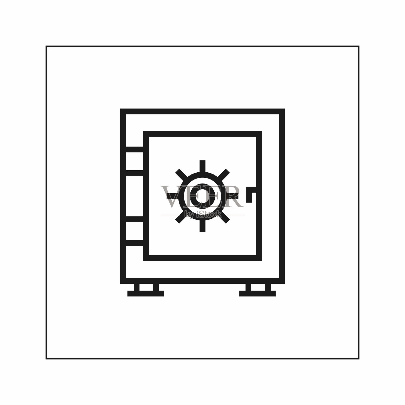 会计相关线条矢量图标集。可编辑的线条。插画图片素材