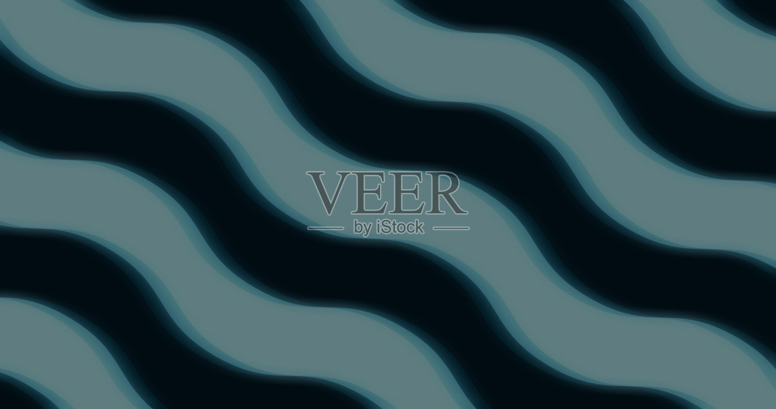 波浪卡通抽象背景插画图片素材