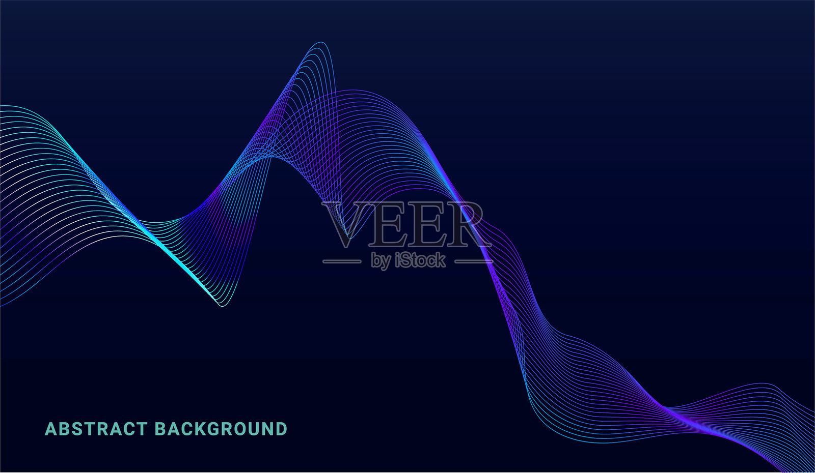 抽象霓虹金线未来主义几何背景插画图片素材
