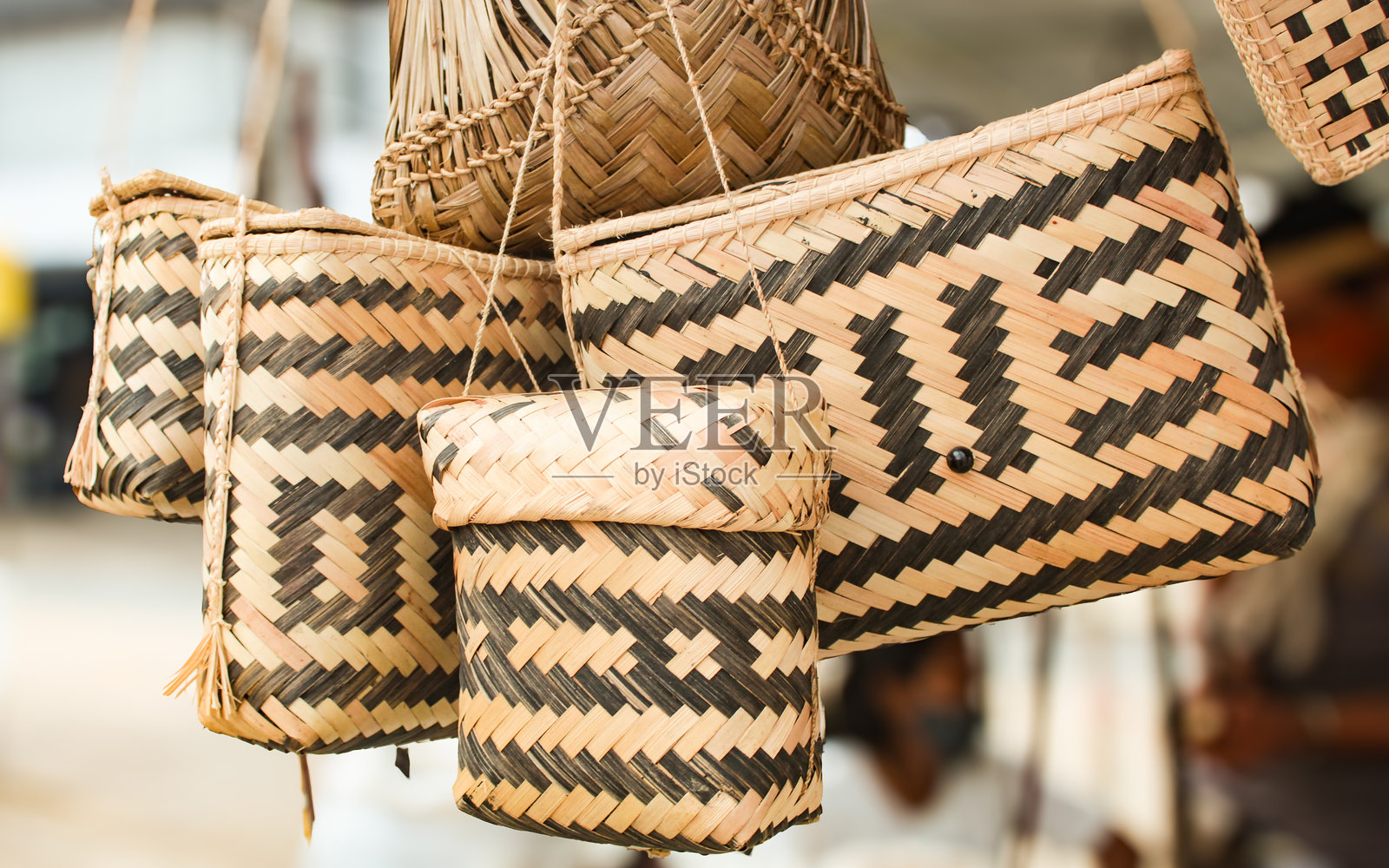 巴西亚马逊地区的土著篮子照片摄影图片