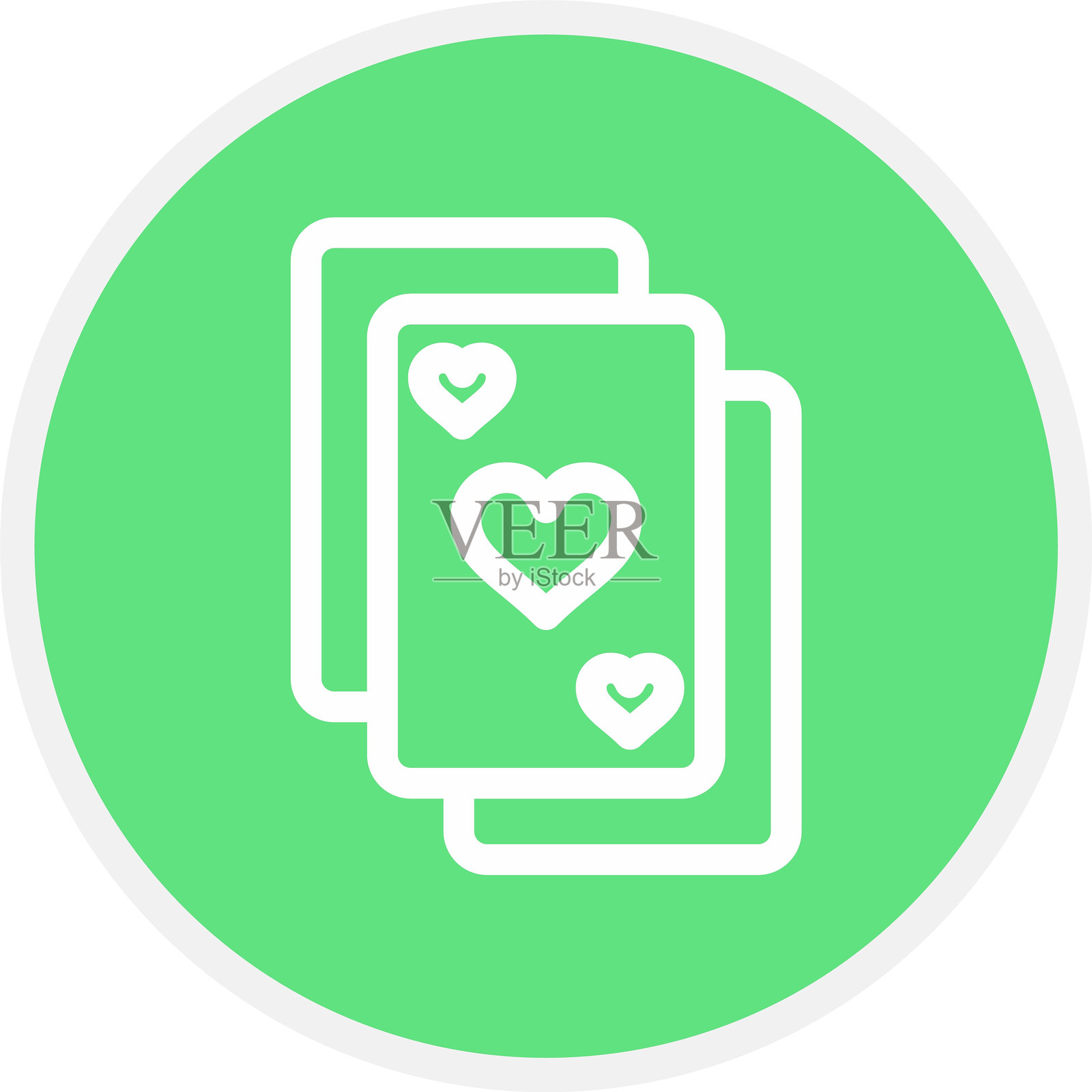 扑克牌图标插画图片素材