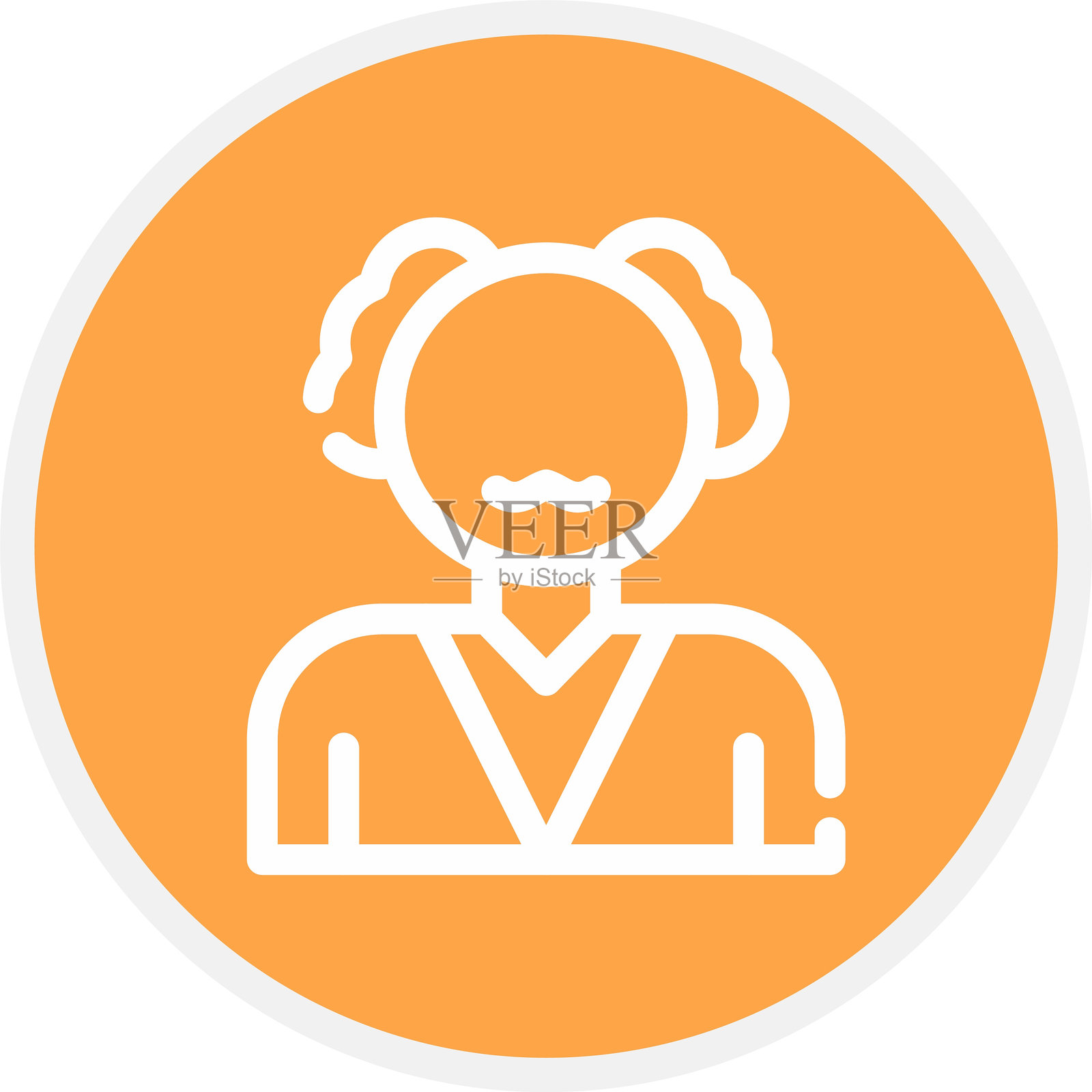 老年人图标插画图片素材