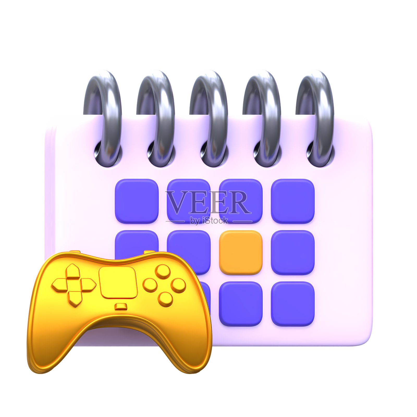 游戏锦标赛日程 3D 图标照片摄影图片