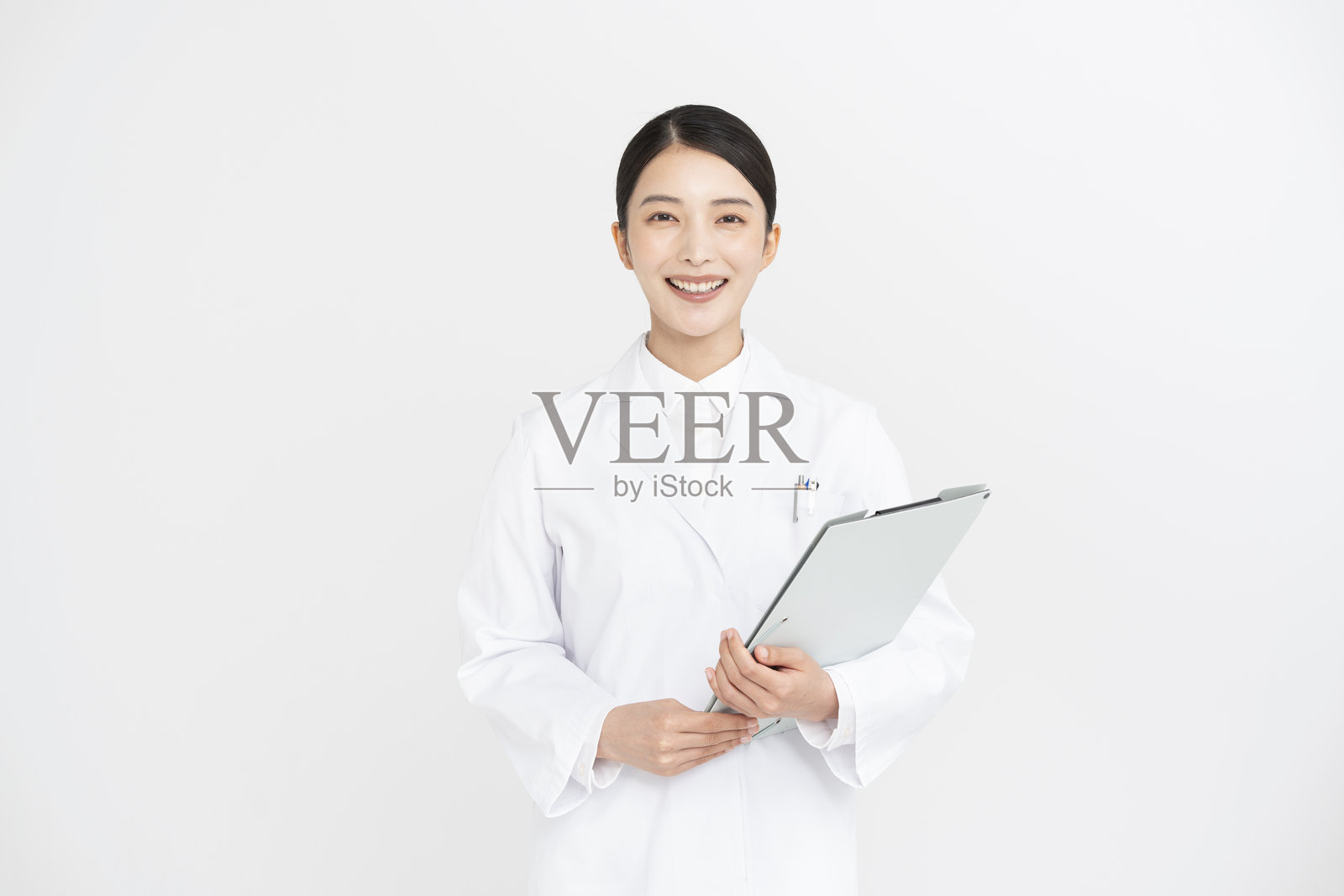 年轻的日本女性医务工作者照片摄影图片