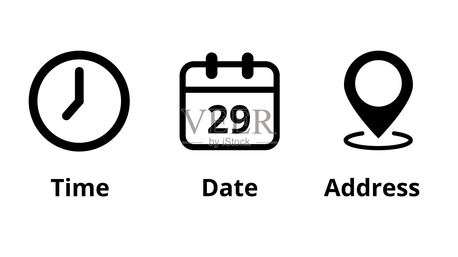 日历图标,29日插画图片素材