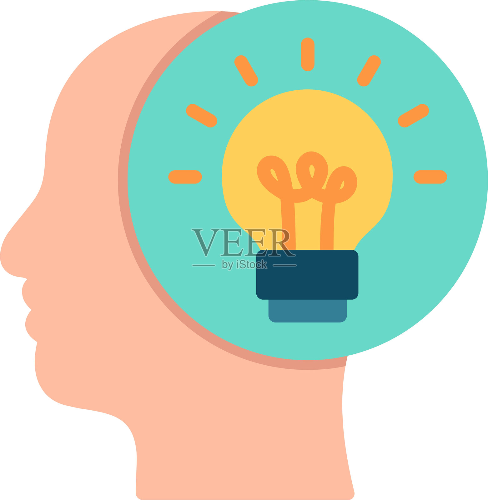 创意扁平矢量图标设计插画图片素材