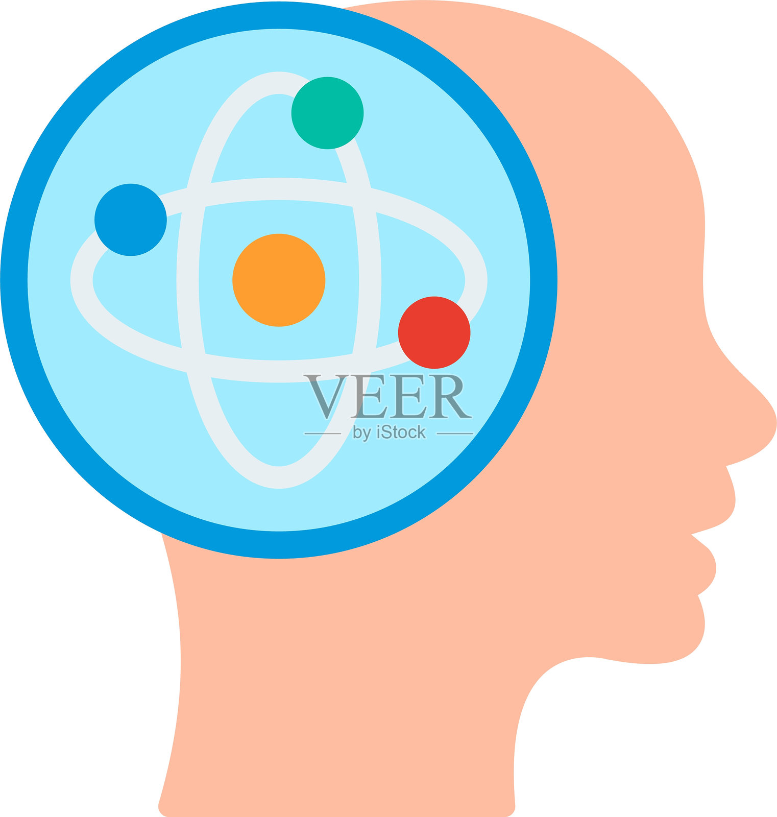 哲学扁平矢量图标设计插画图片素材