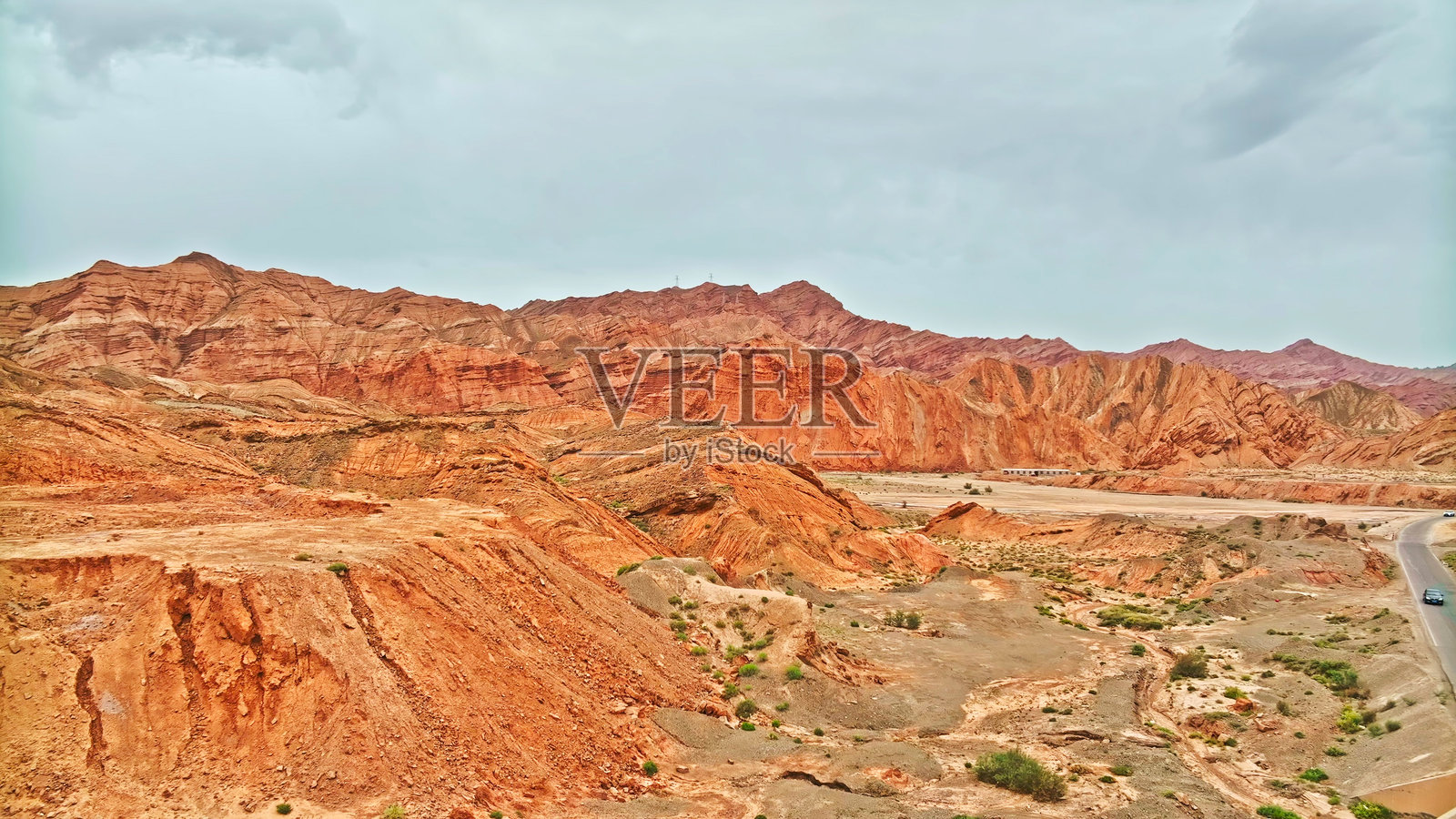 天山神秘大峡谷,库车,阿克苏地区,新疆,中国,亚洲。库车-独库公路。天山。照片摄影图片